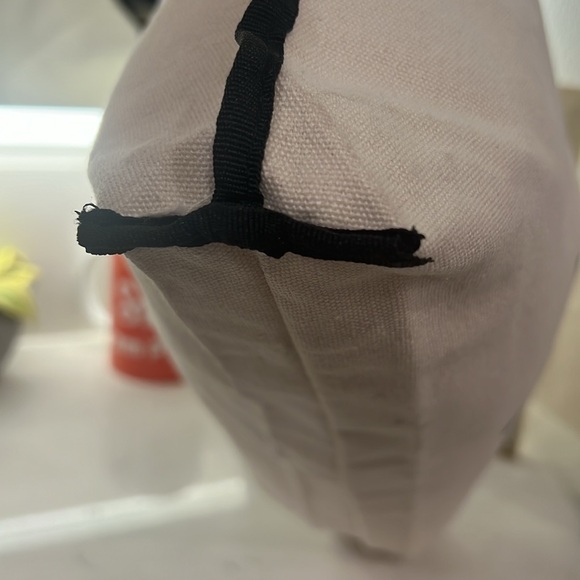 Lancôme canvas tote bag. EUC with Lancôme flower logo - Picture 8 of 10